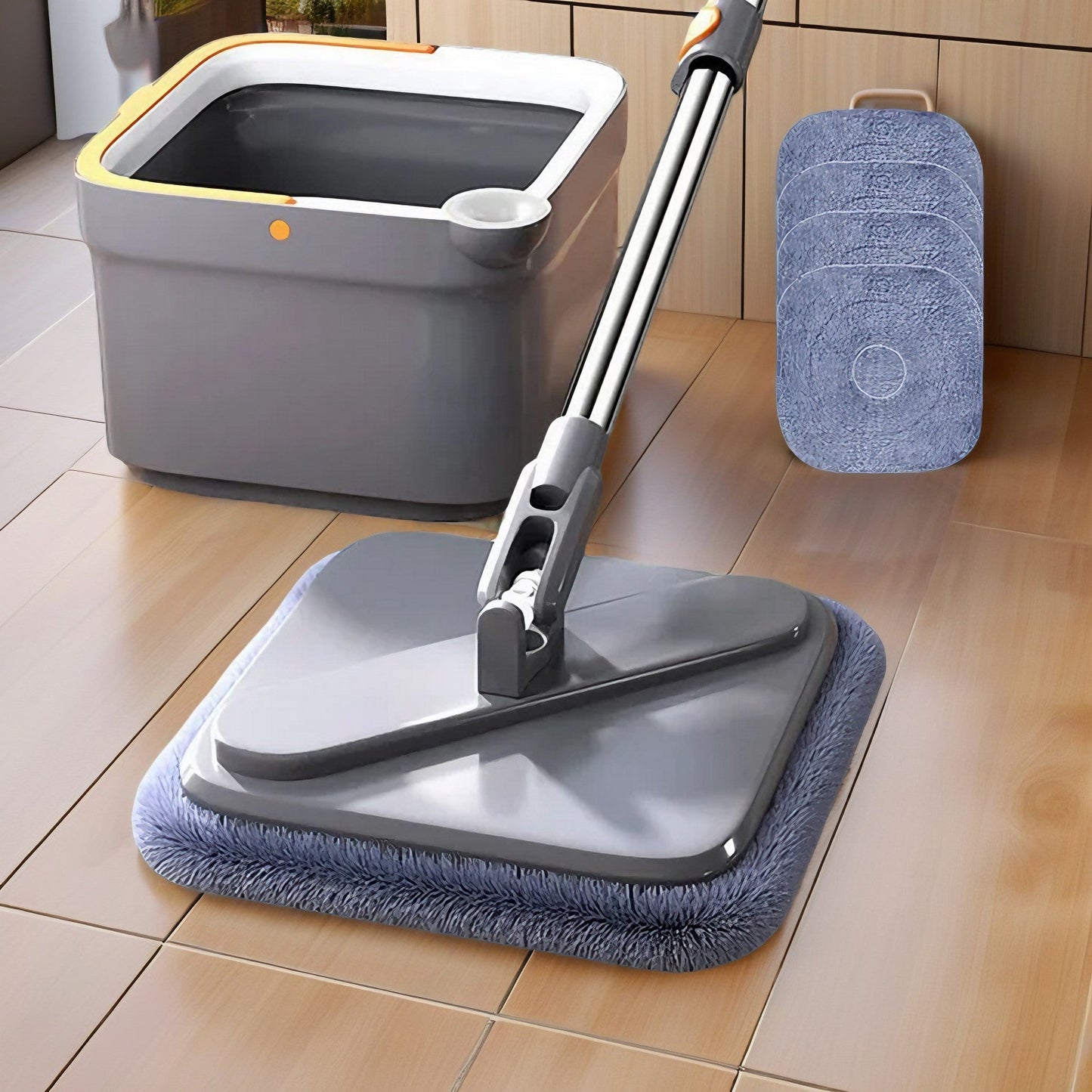 The Spin Mop: Self-Cleaning Microfiber Mop